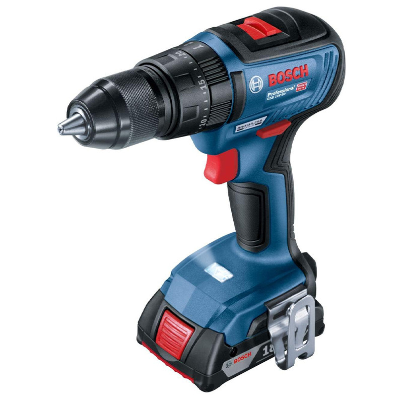 دریل پیچ گوشتی چکشی شارژی بوش مدل GSB 18 V-50 Extra